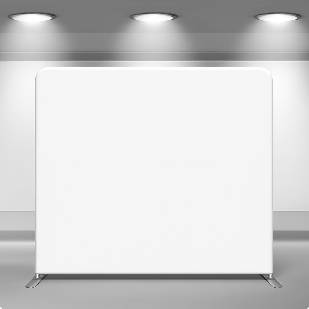 Hintergrundleinwand in elegantem Weiß